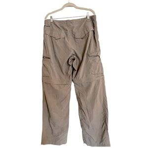 Columbia Tan Nylon Omni-Wick Omni-Shade‎ Convertible Pants - Men's 36X30